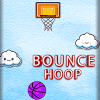 Bounce Hoop Game Logo