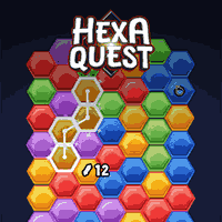 Hexa Quest Game Logo